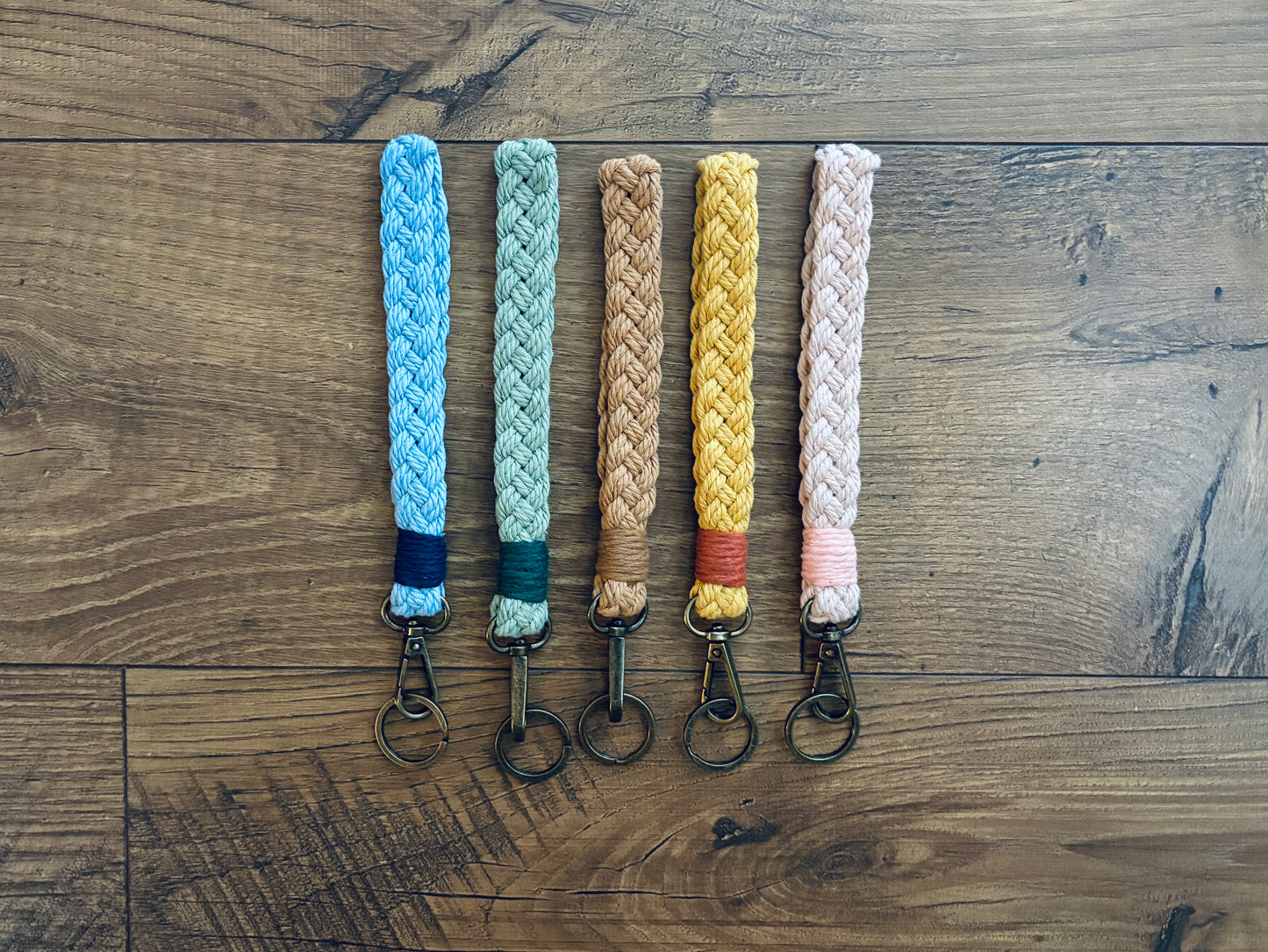The Braid Wristlet Keychain