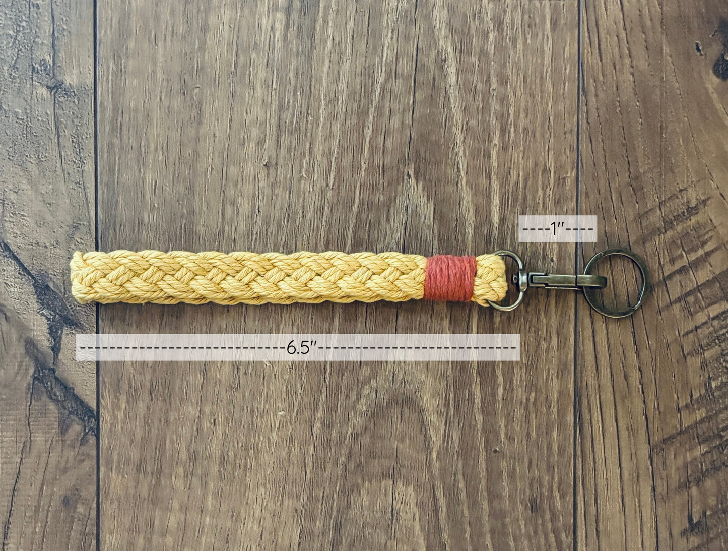 The Braid Wristlet Keychain