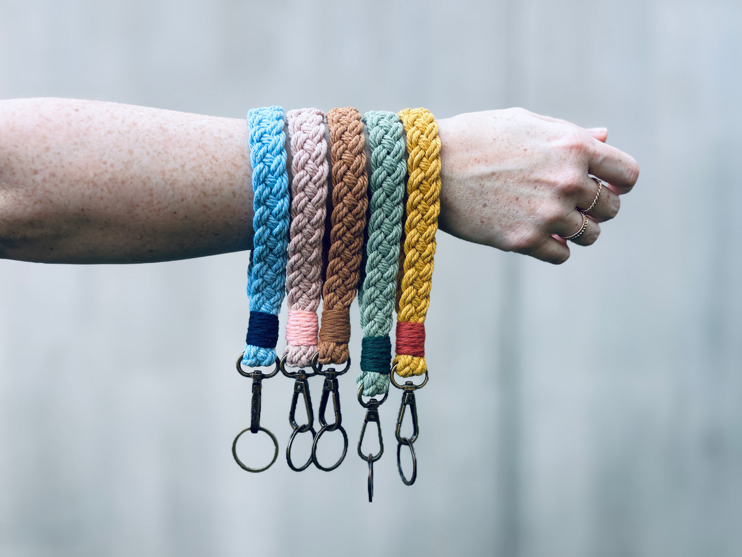 The Braid Wristlet Keychain