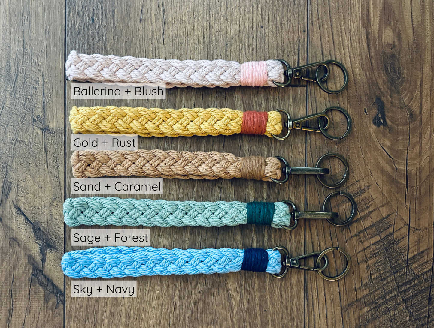 The Braid Wristlet Keychain
