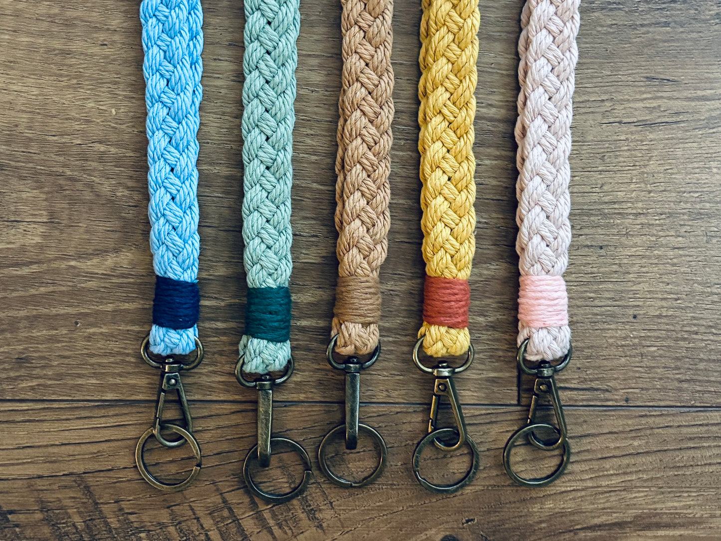 The Braid Wristlet Keychain