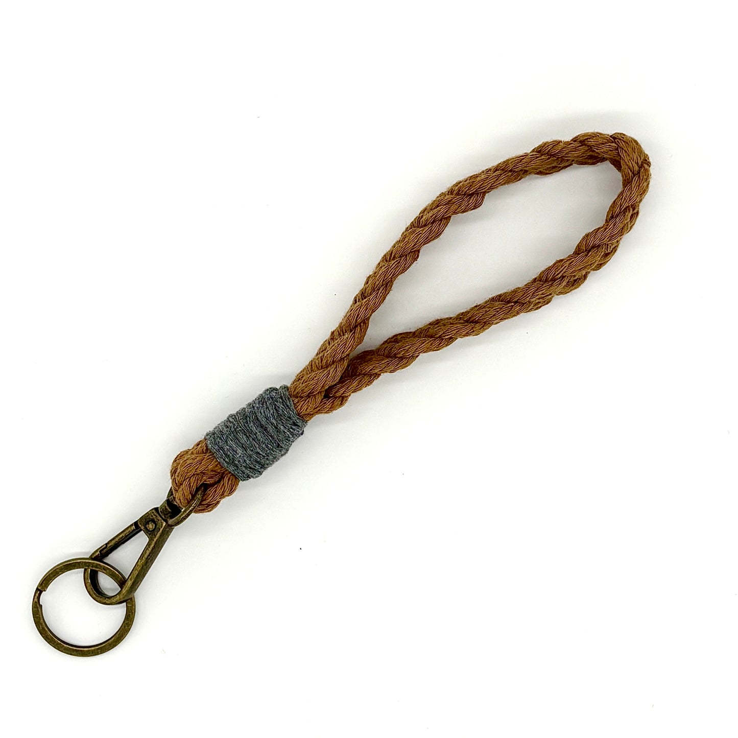Braided Wristlet Keychain