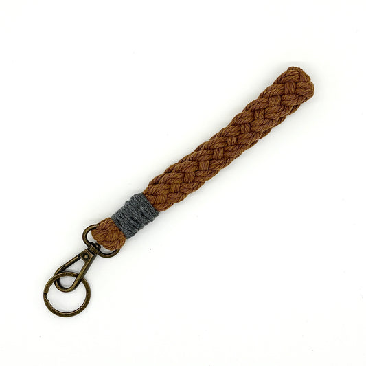 Braided Wristlet Keychain