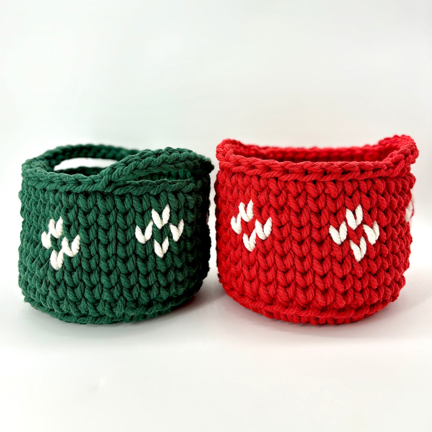 Mini Christmas Baskets Set