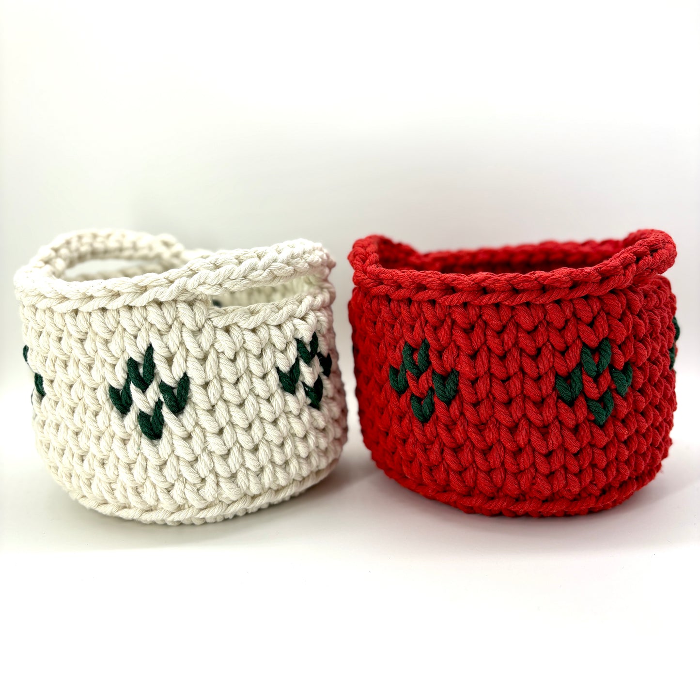 Mini Christmas Baskets Set