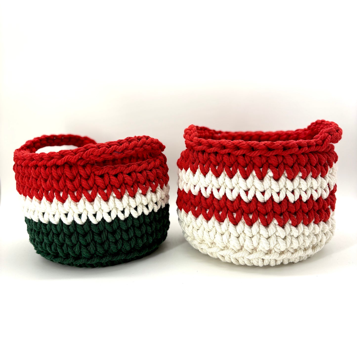 Mini Christmas Baskets Set