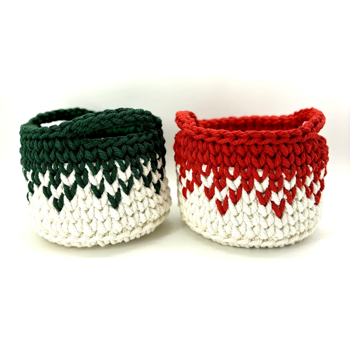 Mini Christmas Baskets Set