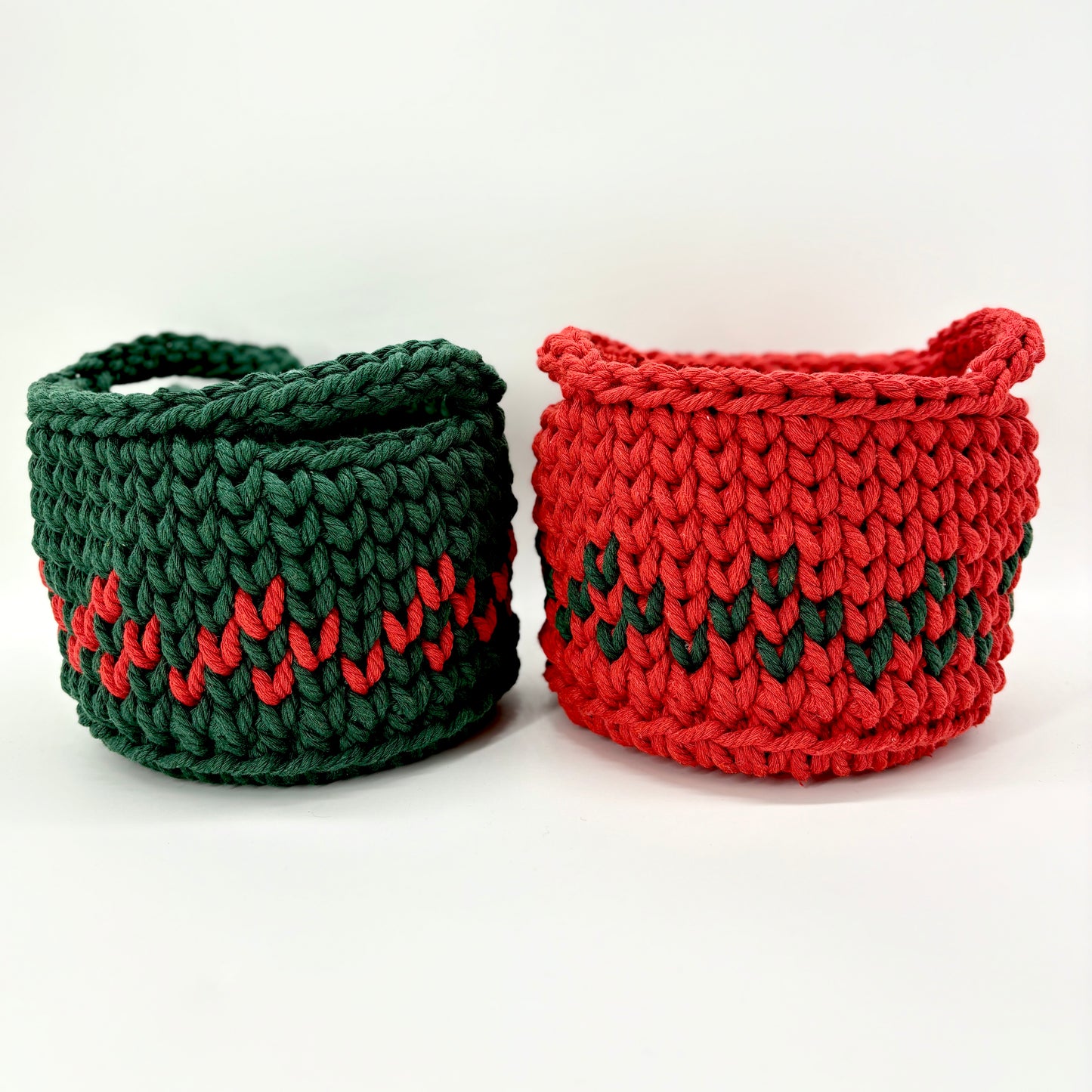 Mini Christmas Baskets Set