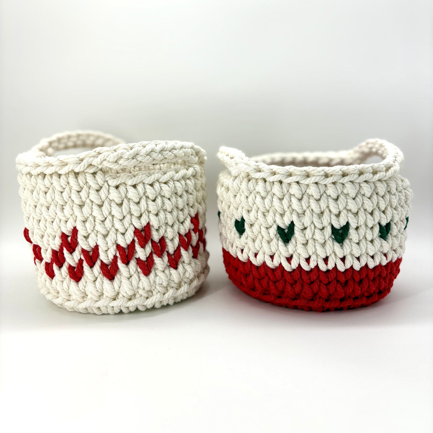 Mini Christmas Baskets Set