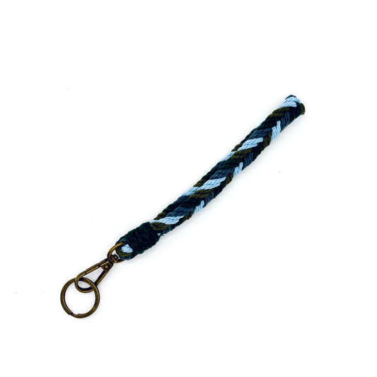 Herringbone Wristlet Keychain