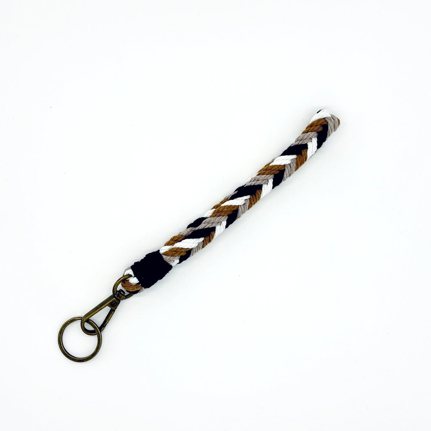 Herringbone Wristlet Keychain